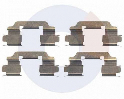 CARRAB BRAKE PARTS 2327 -  Комплектующие, колодки дискового тормоза